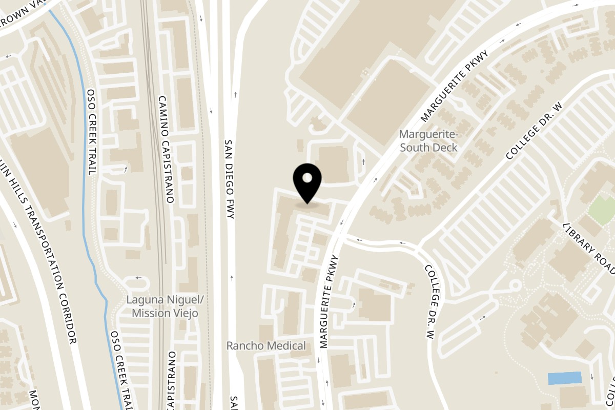 Map showing the location of Little France Coffee & Bakery on 28181 Marguerite Pkwy #21 in Mission Viejo
